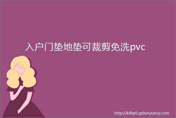 入户门垫地垫可裁剪免洗pvc