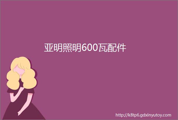 亚明照明600瓦配件