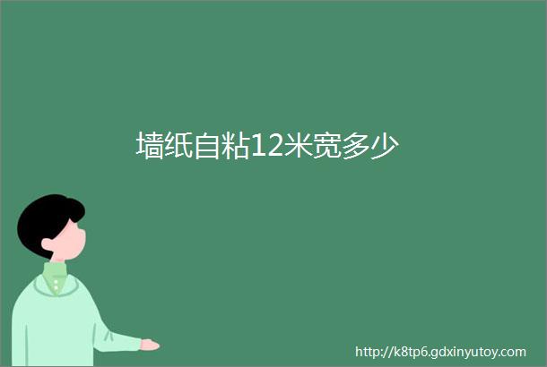 墙纸自粘12米宽多少