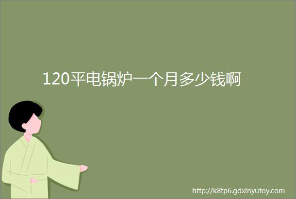 120平电锅炉一个月多少钱啊