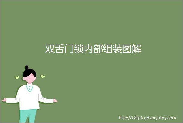 双舌门锁内部组装图解