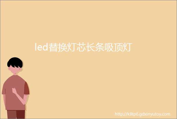 led替换灯芯长条吸顶灯